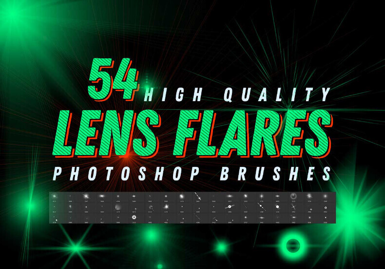 Кисти для Photoshop - Оптические блики