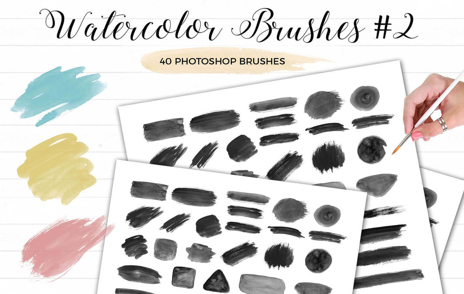 Акварельные кисти для Photoshop