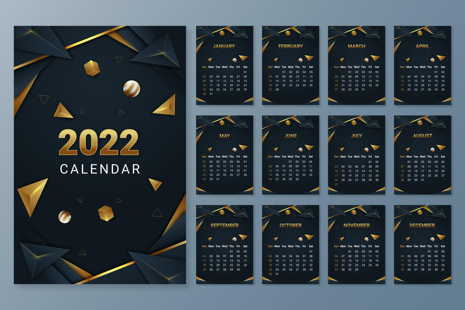 Календари 2022
