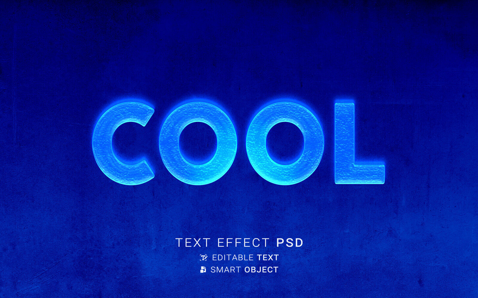Текстовые PSD-эффекты (Снег/Лёд)