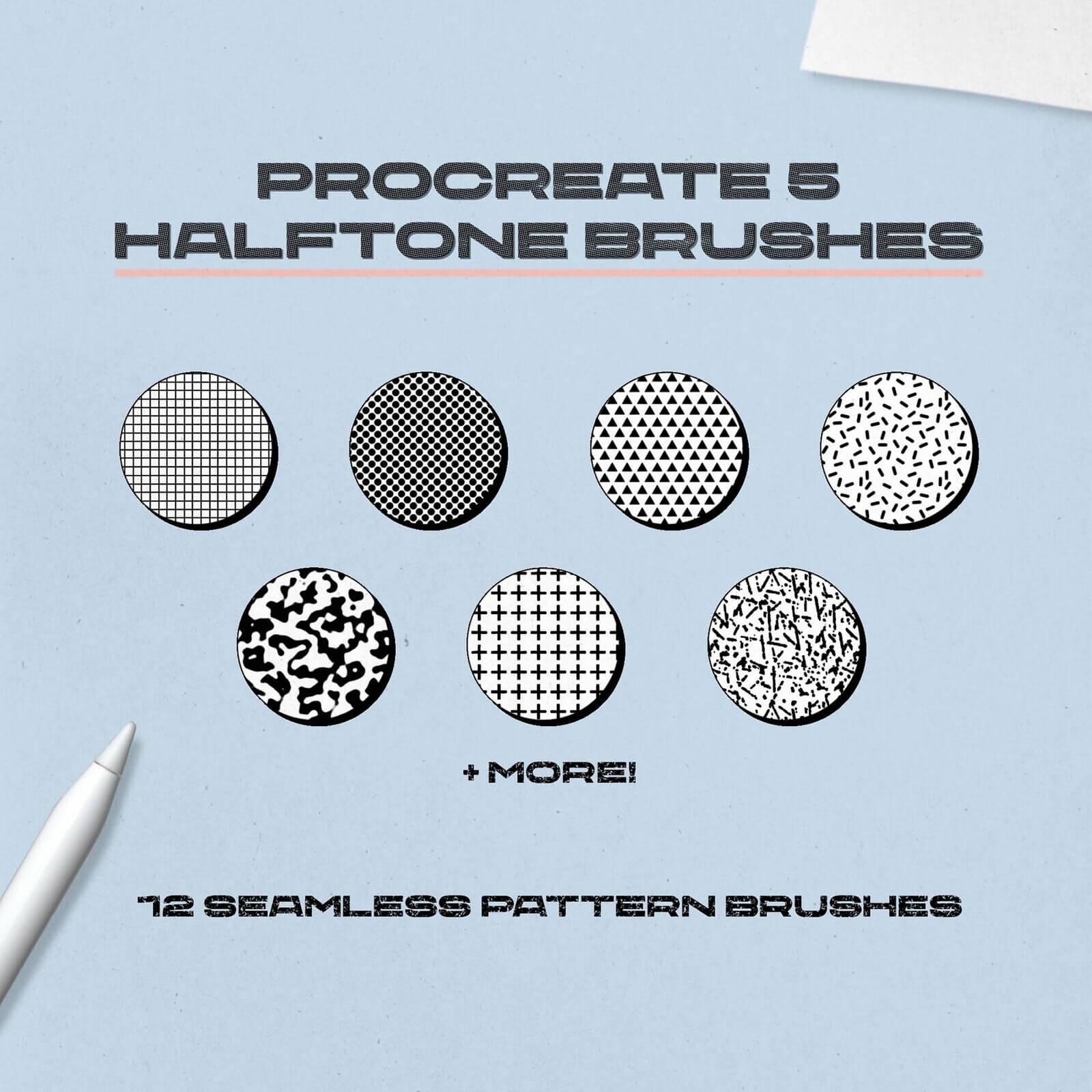 Кисти Halftone для Procreate