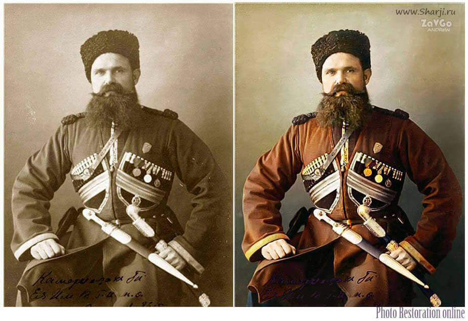 Реставрация и восстановление исторических фотографий