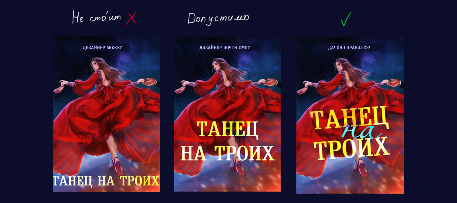 Подписываем обложки для книг. Шрифты