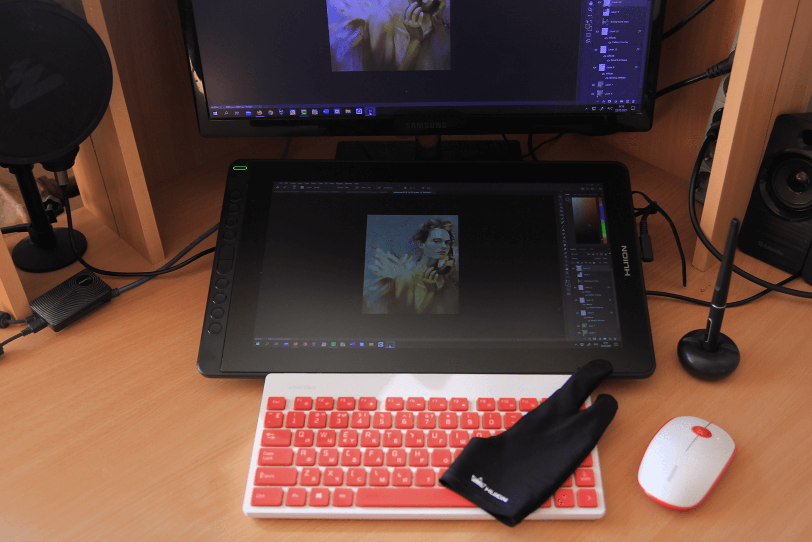 О своем опыте работы на мониторе Huion