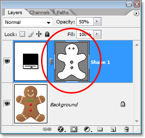 Создание произвольных фигур в Photoshop