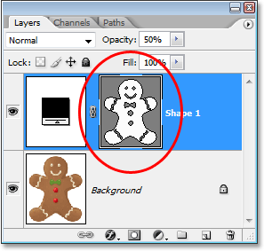 Создание произвольных фигур в Photoshop