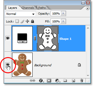 Создание произвольных фигур в Photoshop