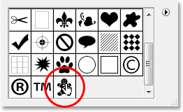 Создание произвольных фигур в Photoshop
