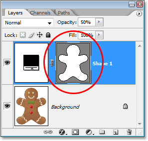 Создание произвольных фигур в Photoshop